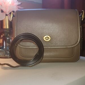 Coach Rambler Leather Shoulder/Crossbody Bag
